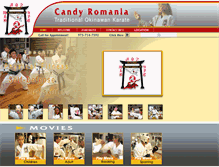 Tablet Screenshot of candyromania.com